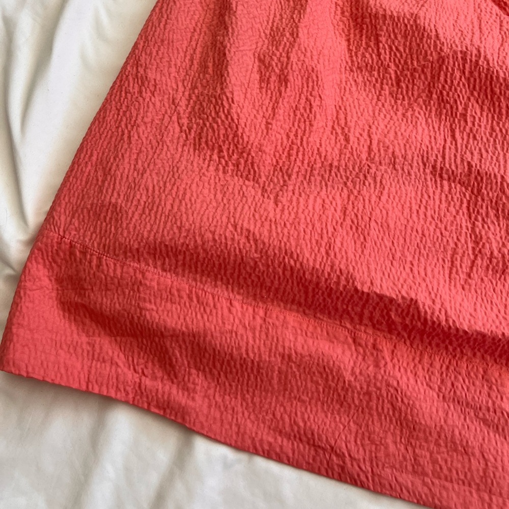 A new day Coral Textured Sleeveless Dress - Picture 2 of 4